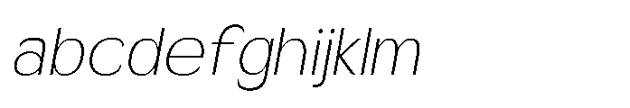 Velion Thin Oblique FONT