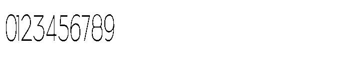 Velion Thin Ultra Condensed Font OTHER CHARS