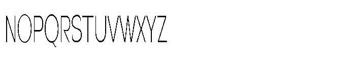 Velion Thin Ultra Condensed Font UPPERCASE