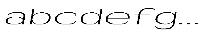 Velion Thin Ultra Expanded Oblique FONT