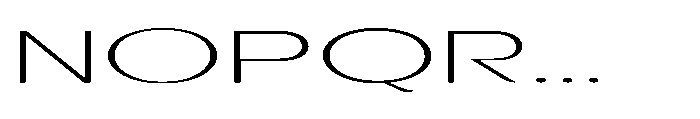 Velion Thin Ultra Expanded Font UPPERCASE