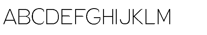 Velion Thin Font UPPERCASE