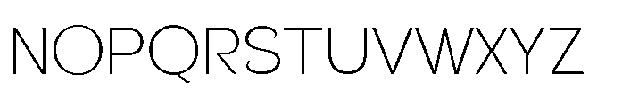 Velion Thin Font UPPERCASE