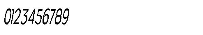 Velion Ultra Condensed Oblique Font OTHER CHARS