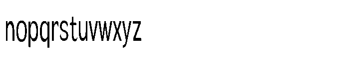 Velion Ultra Condensed Font LOWERCASE