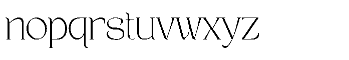Velisse Font LOWERCASE