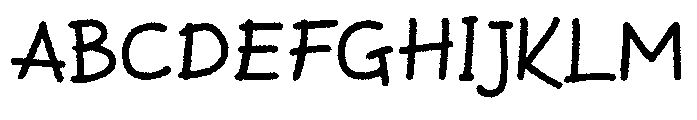Vellum titan Distort Font UPPERCASE