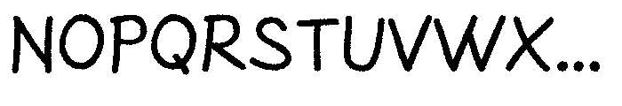 Vellum titan Distort Font UPPERCASE