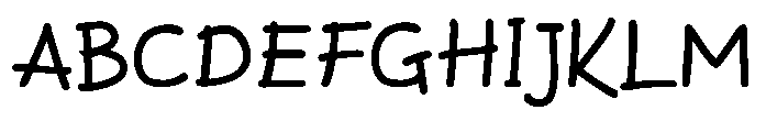 Vellum titan Regular Font UPPERCASE