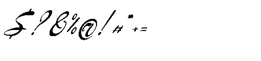 Velmaford Italic Font OTHER CHARS