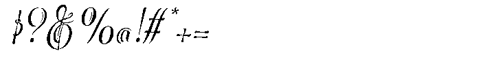 Velmaryc Italic Font OTHER CHARS