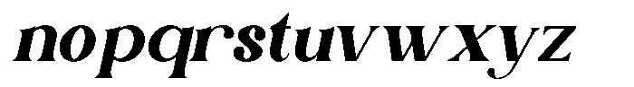 Velmorai Italic Font LOWERCASE