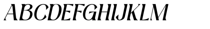 Velmorin Italic Font UPPERCASE