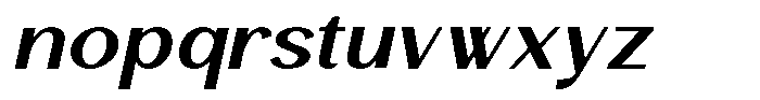 Velocia Bold Italic Font LOWERCASE