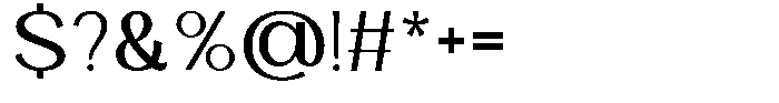 Velocia Regular Font OTHER CHARS