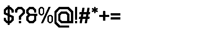Velocore Font OTHER CHARS