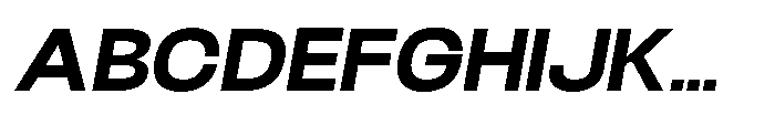 Velor Sans Serif Velor Black-Italic Font UPPERCASE