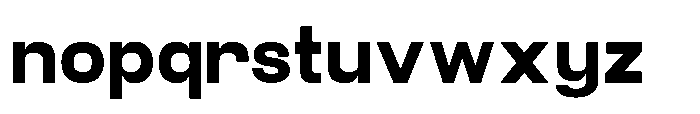 Velor Sans Serif Velor Black Font LOWERCASE