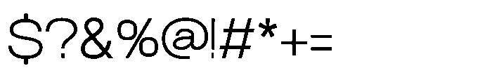 Velor Sans Serif Velor Extra Light Font OTHER CHARS