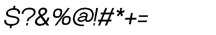 Velor Sans Serif Velor Light-Italic Font OTHER CHARS