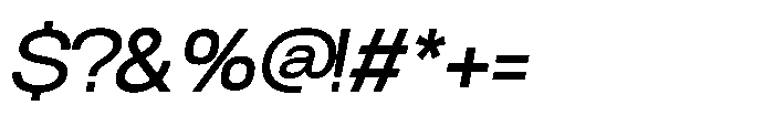 Velor Sans Serif Velor Medium-Italic Font OTHER CHARS