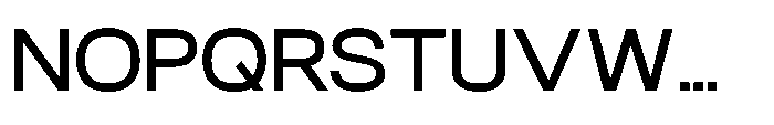 Velor Sans Serif Velor Medium Font UPPERCASE