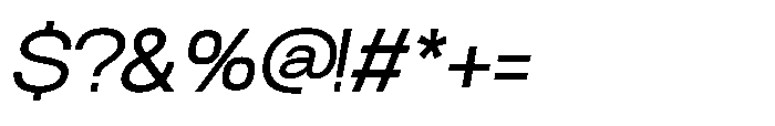 Velor Sans Serif Velor Regular-Italic Font OTHER CHARS