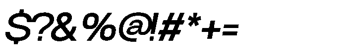 Velor Sans Serif Velor Semi Bold-Italic Font OTHER CHARS