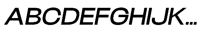 Velor Sans Serif Velor Semi Bold-Italic Font UPPERCASE