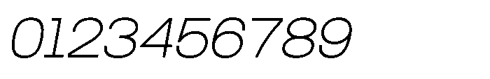 Velor Sans Serif Velor Thin-Italic Font OTHER CHARS