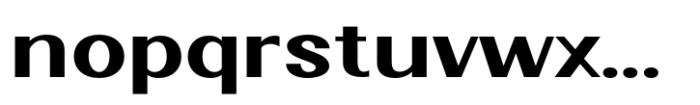 Velora Bold Expanded Font LOWERCASE