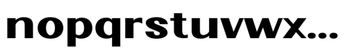 Velora Extra Bold Expanded Font LOWERCASE
