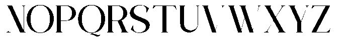 Veloria Font UPPERCASE