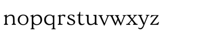 Velour Raw Regular Font LOWERCASE