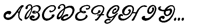 Velouria  Romance Font UPPERCASE