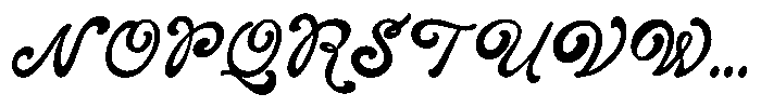 Velouria  Romance Font UPPERCASE