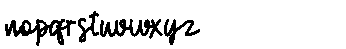 Velvet Blossom Bold Regular Font LOWERCASE
