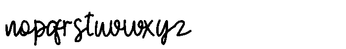 Velvet Blossom Regular Font LOWERCASE