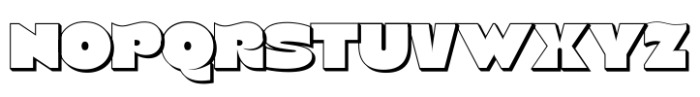 Velvet Flare Outline Font UPPERCASE