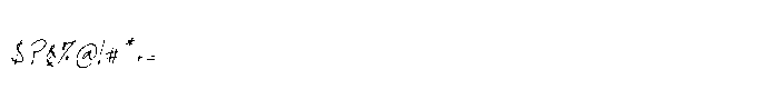 Velvet Horizon Italic Font OTHER CHARS