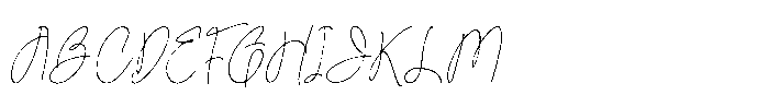 Velvet Horizon Italic Font UPPERCASE