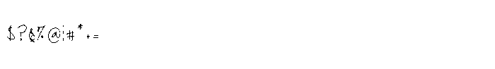 Velvet Horizon Regular Font OTHER CHARS