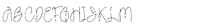 Velvet Horizon Regular Font UPPERCASE