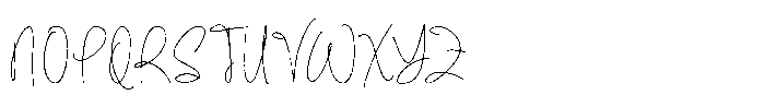 Velvet Horizon Regular Font UPPERCASE