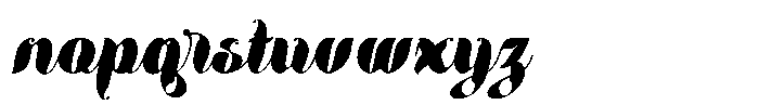 Velvoria Italic Font LOWERCASE