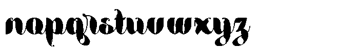 Velvoria Regular Font LOWERCASE