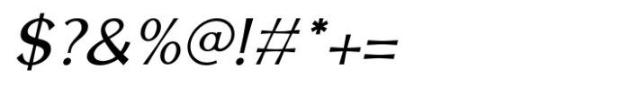 Velyra Italic Font OTHER CHARS