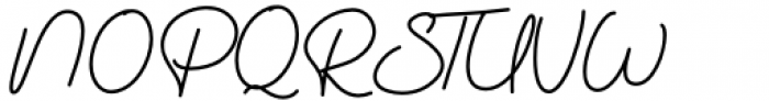 Vemina Handwriting Script Font UPPERCASE
