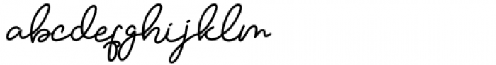 Vemina Handwriting Script Font LOWERCASE