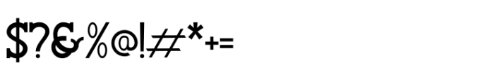 Venata Regular Font OTHER CHARS